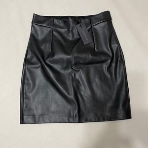 Kendra Faux Leather Mini Skirt
